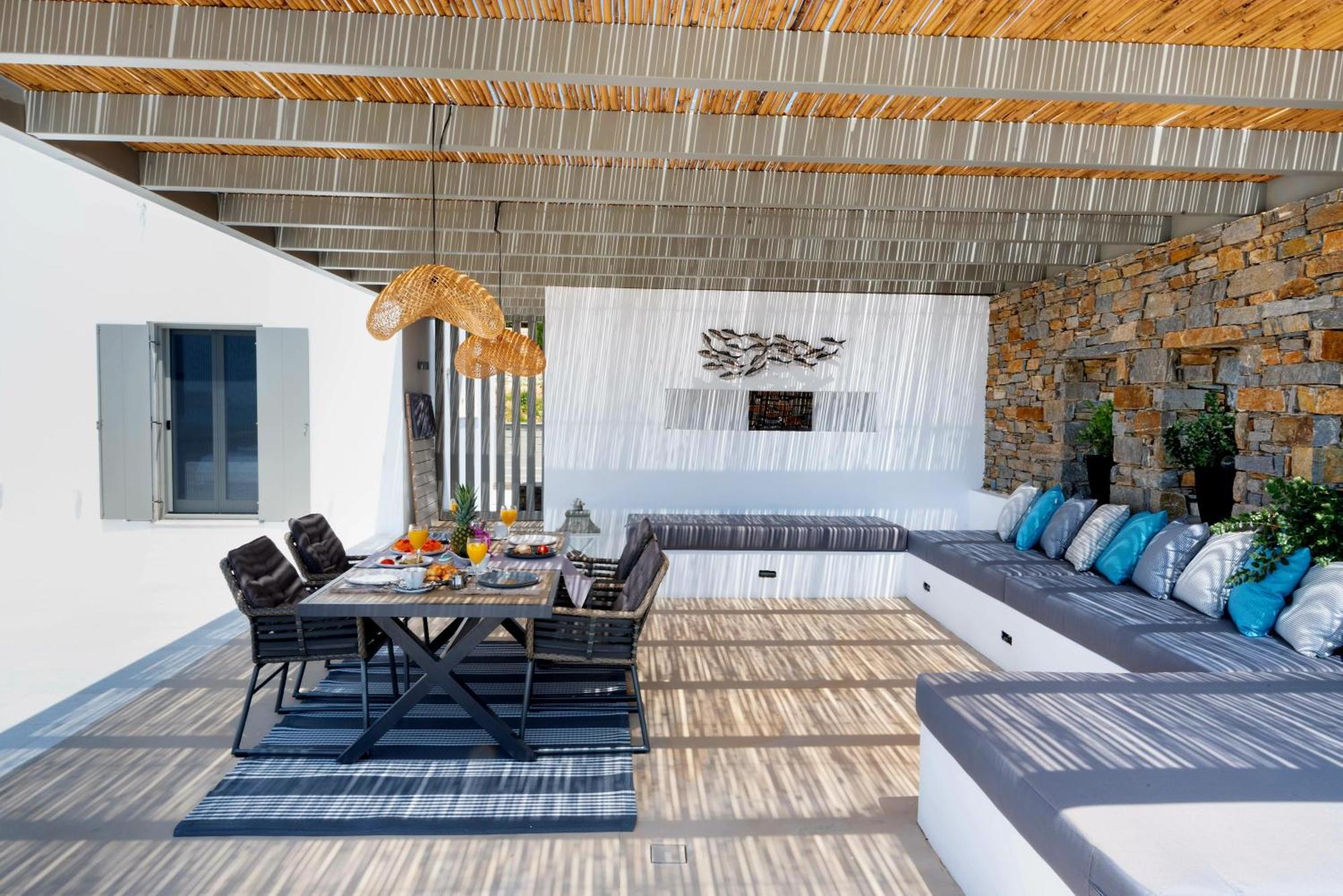 Golden Bay Luxury Villas And Suites Chrisi Akti  Exterior foto